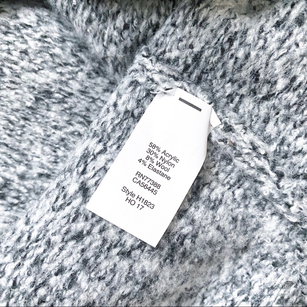 NWT J.CREW Gray Oversized CarCoat Sweater Cardigan - Picture 4 of 6